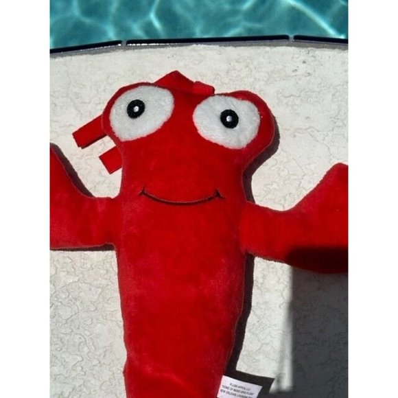 Plush Appeal Lobster Red Stuffed Animal Toy 10" Home of Mardi Gras Pinchers - Picture 3 of 4